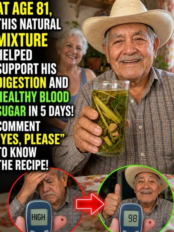 ¡El Secreto Dorado de 81 Años! Esta Bebida Amarga REINICIÓ su Intestino y Azúcar y Cambió TODO