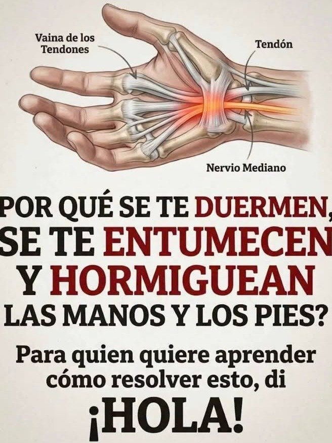 ¿Se te duermen las manos? Descubre las 7 causas ocultas (y cuándo deberías preocuparte de verdad)