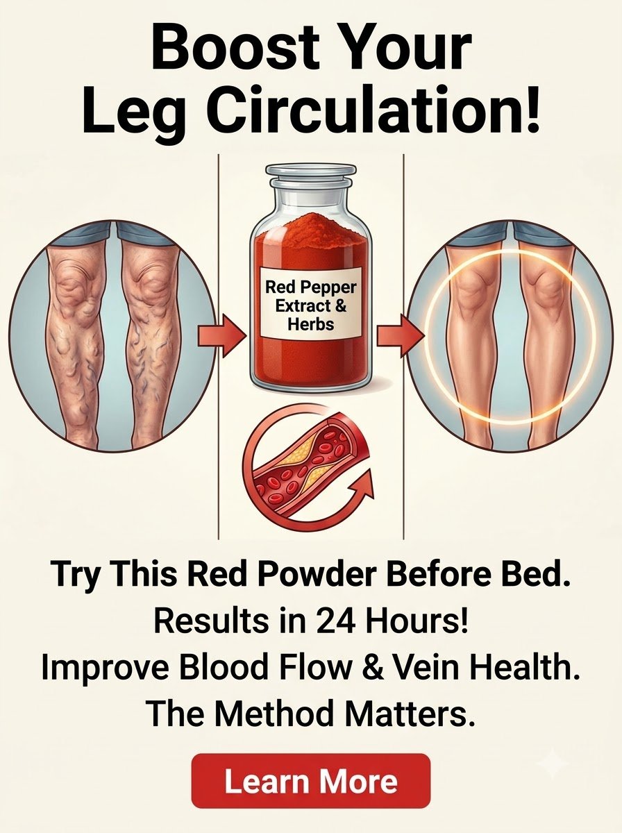 ¡El Secreto Olvidado! Esta Especia En Tu Cocina Activa la Circulación de Tus Piernas ANTES de Dormir y Borra la Pesadez al Instante