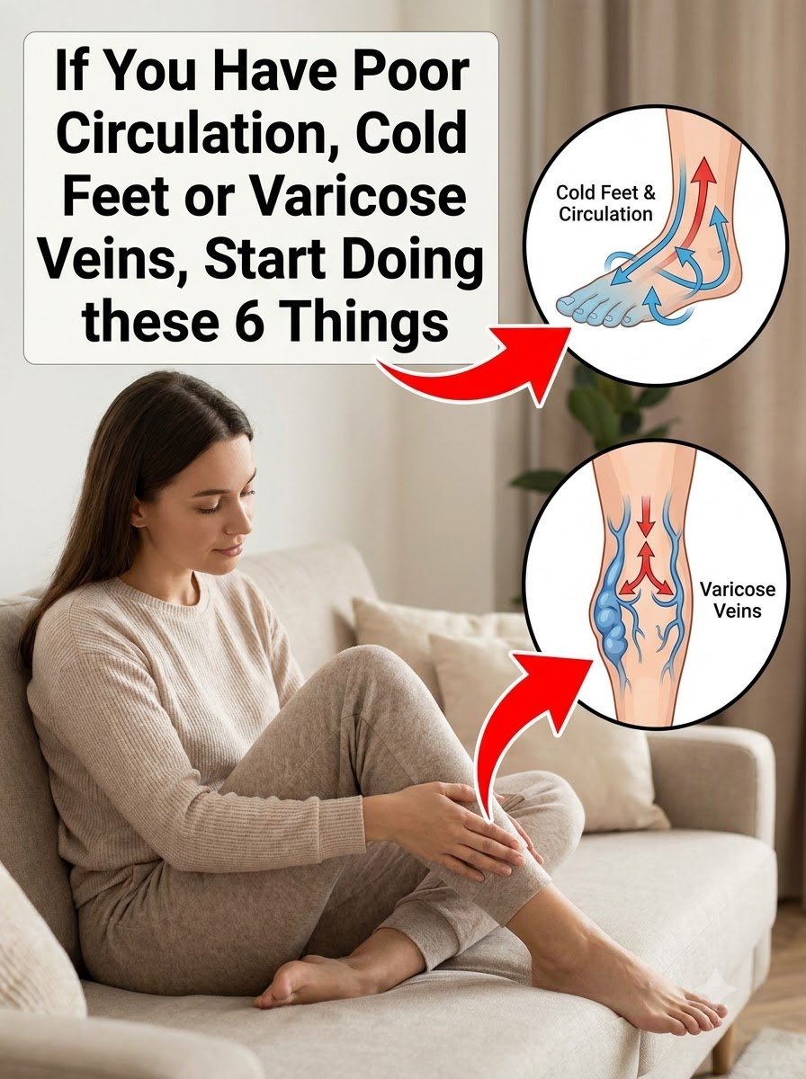 ¡Alerta! ¿Pies Fríos o Varices? Descubre los 6 Hábitos Diarios QUE REVOLUCIONARÁN Tu Circulación (¡No Querrás PerdéRtelos!)