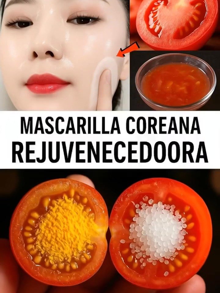 ¡El Secreto Viral para una Piel de Ensueño! Descubre la Mascarilla de Tomate y Colágeno que Rejuvenece TU Rostro a Cualquier Edad