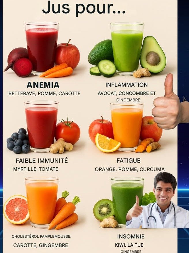 ¡Descubre el Secreto! 6 Jugos Milagrosos que Transformarán Tu Salud: Adiós Anemia, Fatiga, Inflamación e Insomnio