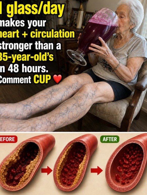 The Simple Daily Glass That 'Unclogs' Your Arteries and Instantly Boosts Blood Flow