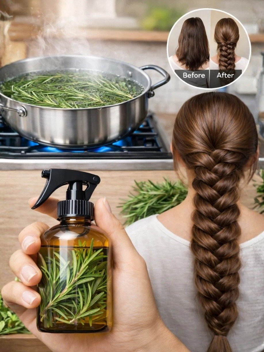 Unlock Thicker, Fuller Hair: The Ancient Rosemary Secret Everyone's Raving About (DIY Spray Inside!)