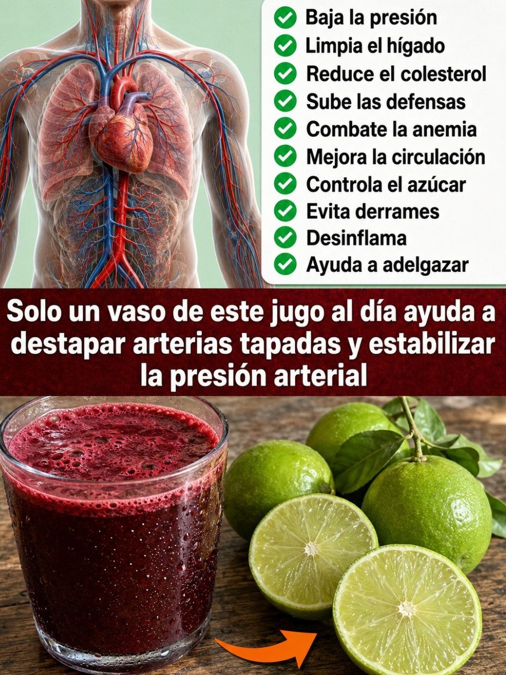 ¡Transforma tu Salud en 15 Días! El Jugo de Betabel y Limón que Baja tu Presión y Limpia tu Hígado como NUNCA antes