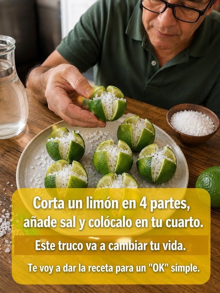 🍋 ¡Limón + Sal en Tu Habitación = ¡El Truco que TODOS Deben Conocer! (No Vas a Creer lo que Hace)