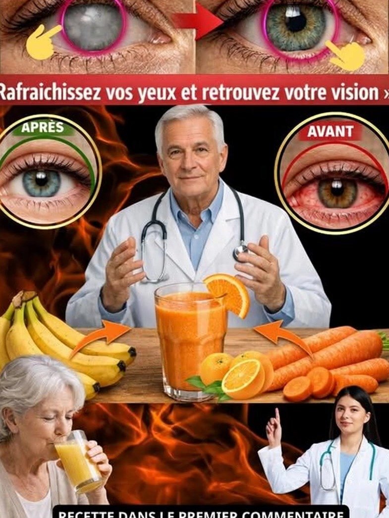 ¡El Secreto Natural que Revolucionará Tu Vista y Memoria! Despídete de Cataratas, Glaucoma, Migrañas y Olvidos con ESTE Jugo.