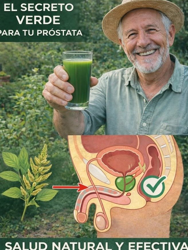 ¡ADVERTENCIA! Si Tienes Más de 50 y Próstata Inflamada, Este Remedio Africano de Guanábana + Amaranto Espinoso Podría SALVARTE en Solo 90 Días