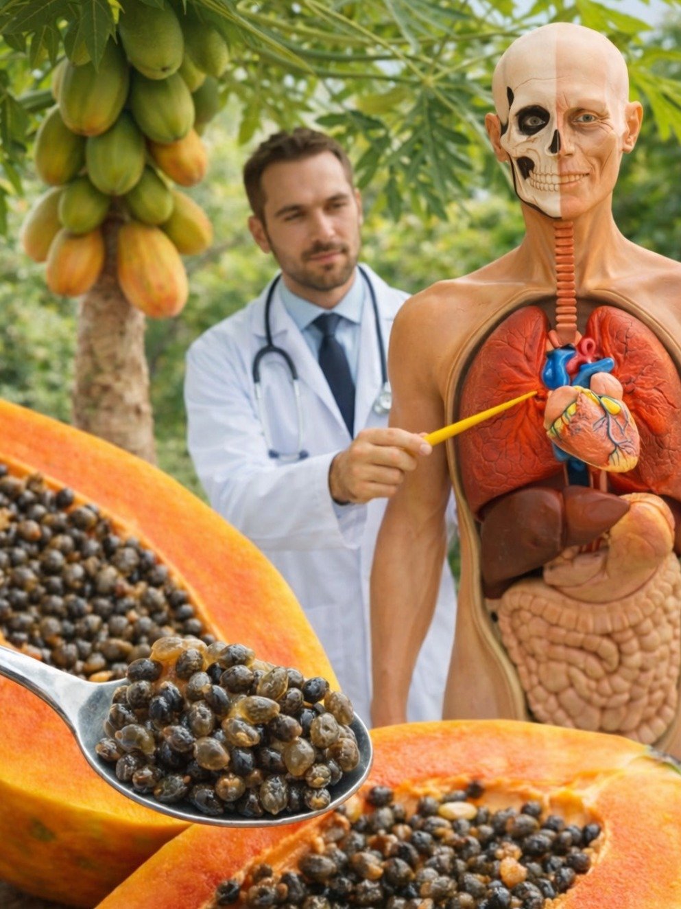 ¡NO LAS TIRES! Masticar 4 Semillas de Papaya al Día: El Hábito Secreto Que Tu Cuerpo Te Suplicará Que Empieces Hoy Mismo
