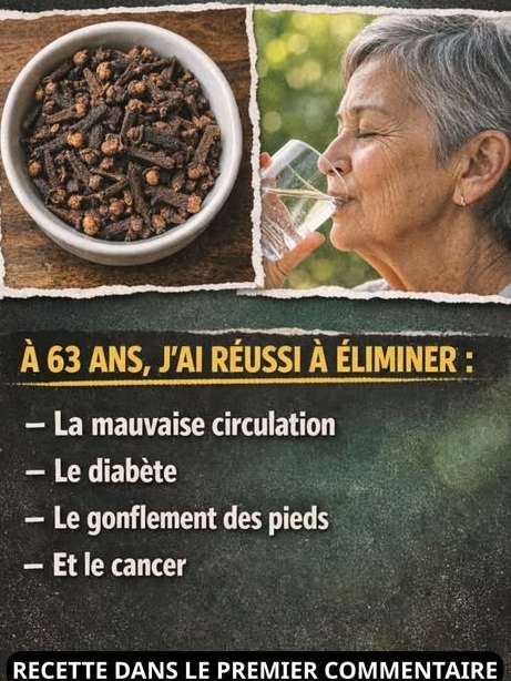 ¡IMPRESIONANTE! A sus 63 años, un hombre REVELÓ cómo ELIMINÓ la mala circulación, el DIABETES y más con esta potente bebida casera (¡El secreto de los clavos de olor!)