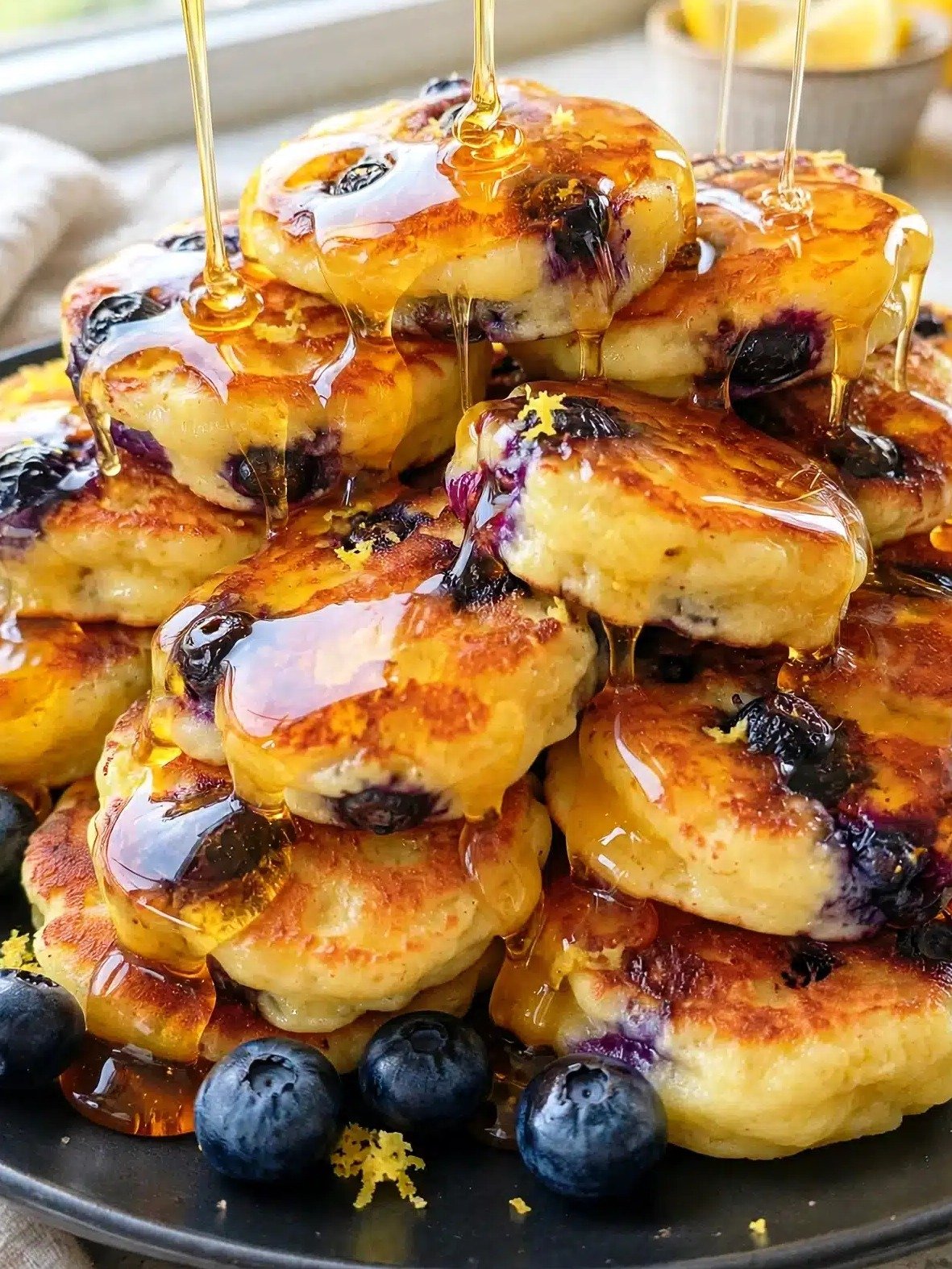 Your Mornings Just Got a Major Upgrade: The 15-Minute Lemon Blueberry Cottage Cheese Pancake Bites You Can't Live Without!