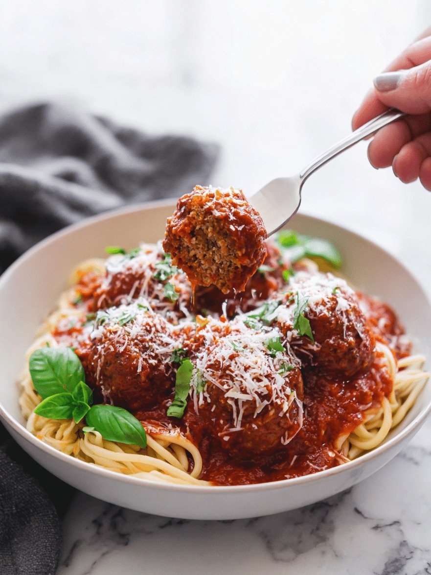 The ONLY Homemade Spaghetti & Meatballs Recipe You'll Ever Need (Your Family Will Demand It Weekly!)