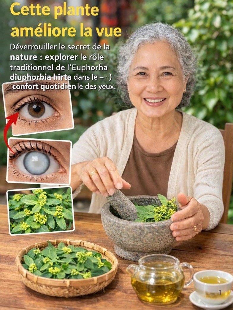 ¿Ojos Cansados y con Fatiga? El Secreto Ancestral de la Euphorbia hirta que Podría Sorprenderte (¡Lo que la Ciencia Dice Hoy!)