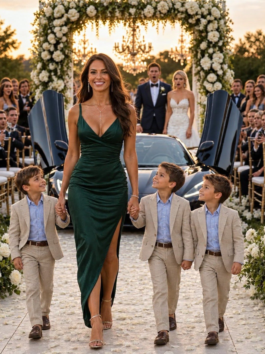 My Ex Called Me 'Broken' & Infertile. I Showed Up To His Wedding With The TRIPLETS He Never Knew Existed.