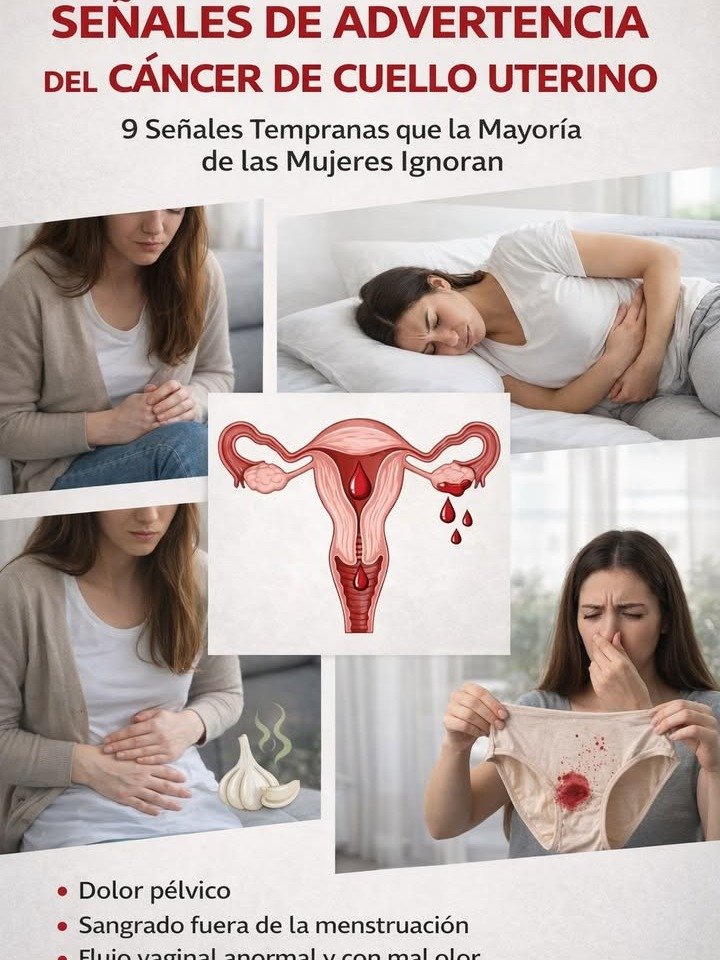 ¡URGENTE! 9 Señales Silenciosas de Cáncer de Cuello Uterino que Millones de Mujeres Pasan por Alto (¡Tu Vida Podría Depender de Ello!)