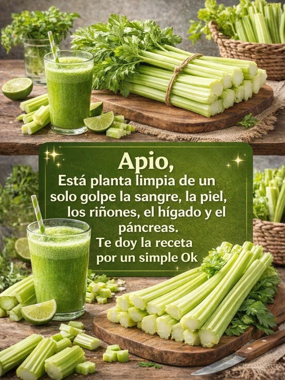 ¡El Secreto Viral que NADIE te ha contado! Descubre cómo el Jugo de Apio puede TRANSFORMAR tu cuerpo y energía en días.