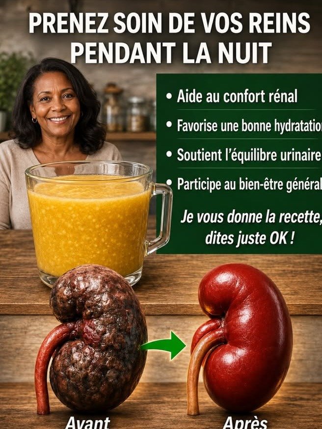 El Secreto Nocturno para Tus Riñones: ¡Repáralos MIENTRAS Duermes con Esta Bebida Milagrosa de Jengibre, Limón, Cúrcuma y Miel!
