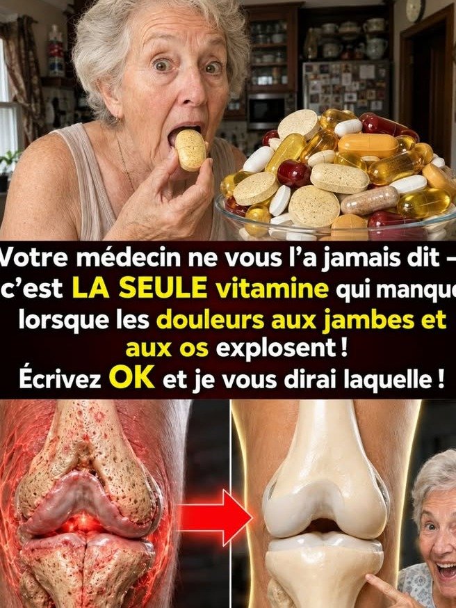 ¡Descubre la Vitamina Secreta que Está Aplastando Tus Piernas en Silencio y Fortalece Tus Huesos YA!
