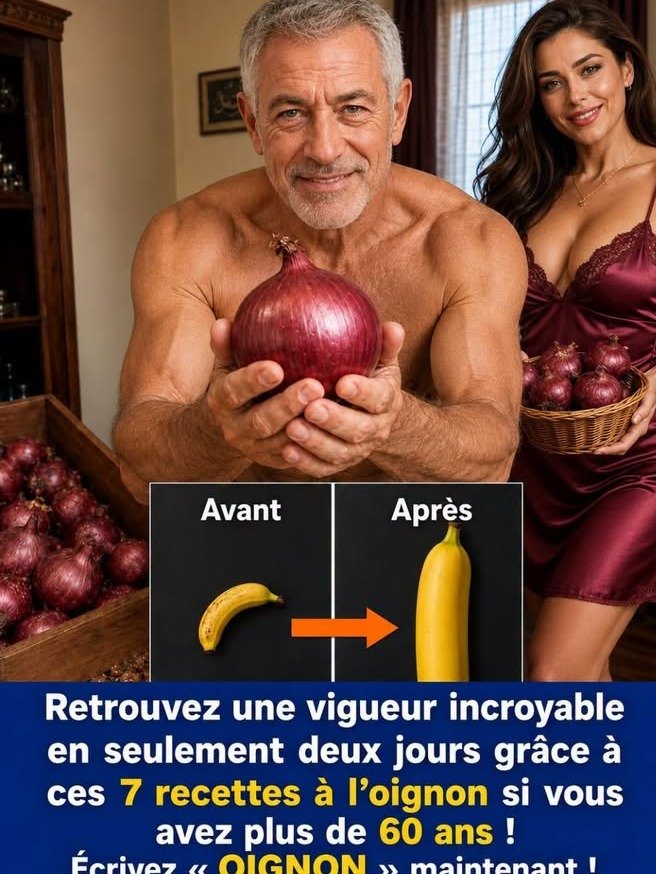 ¡Hombres de 60 Años o Más! El Increíble Secreto de la Cebolla que Puede Reactivar Tu Erección y Transformar Tu Vida Íntima