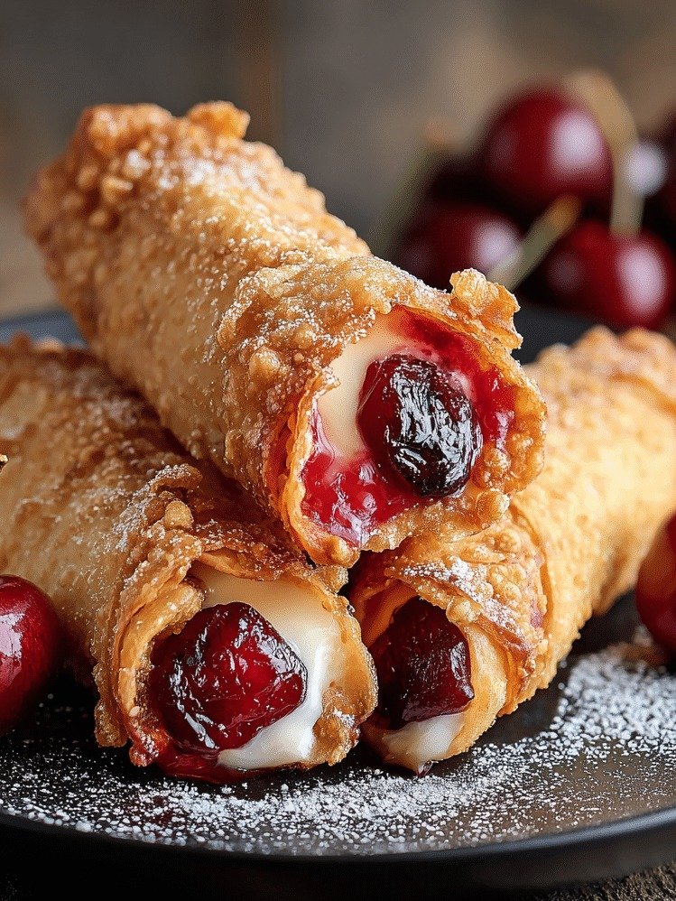 You WON'T Believe How Easy It Is To Make These Viral Cherry Cheesecake Egg Rolls (25 Mins!)