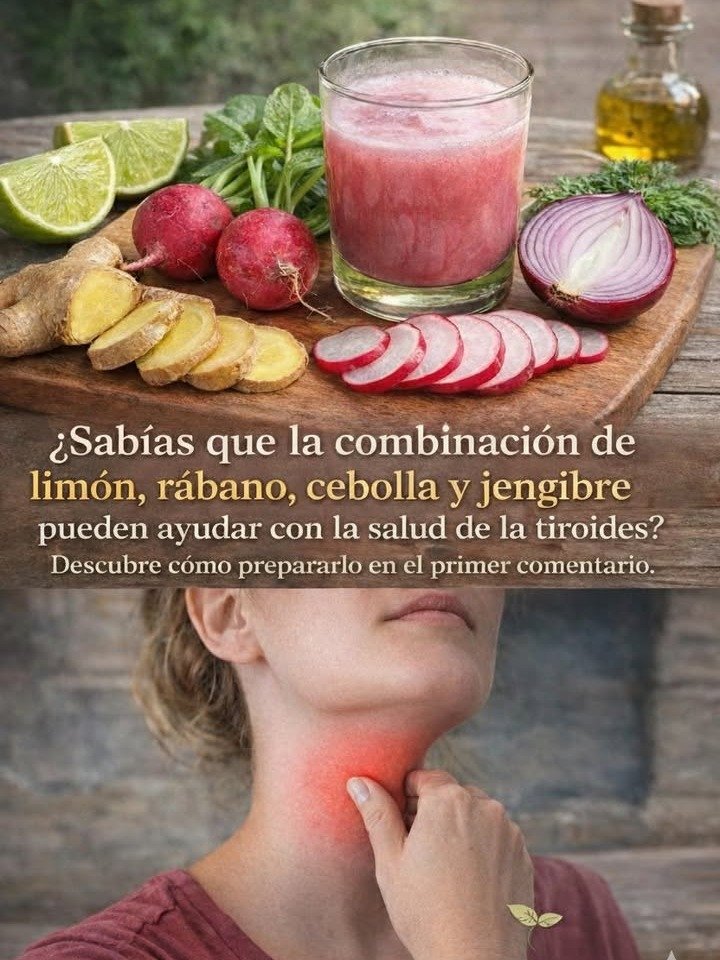 ¡El Secreto Mejor Guardado! Una Bebida con Rábano que Transforma Tu Tiroides y Dispara Tu Metabolismo (Adiós Cansancio y Kilos Extra)