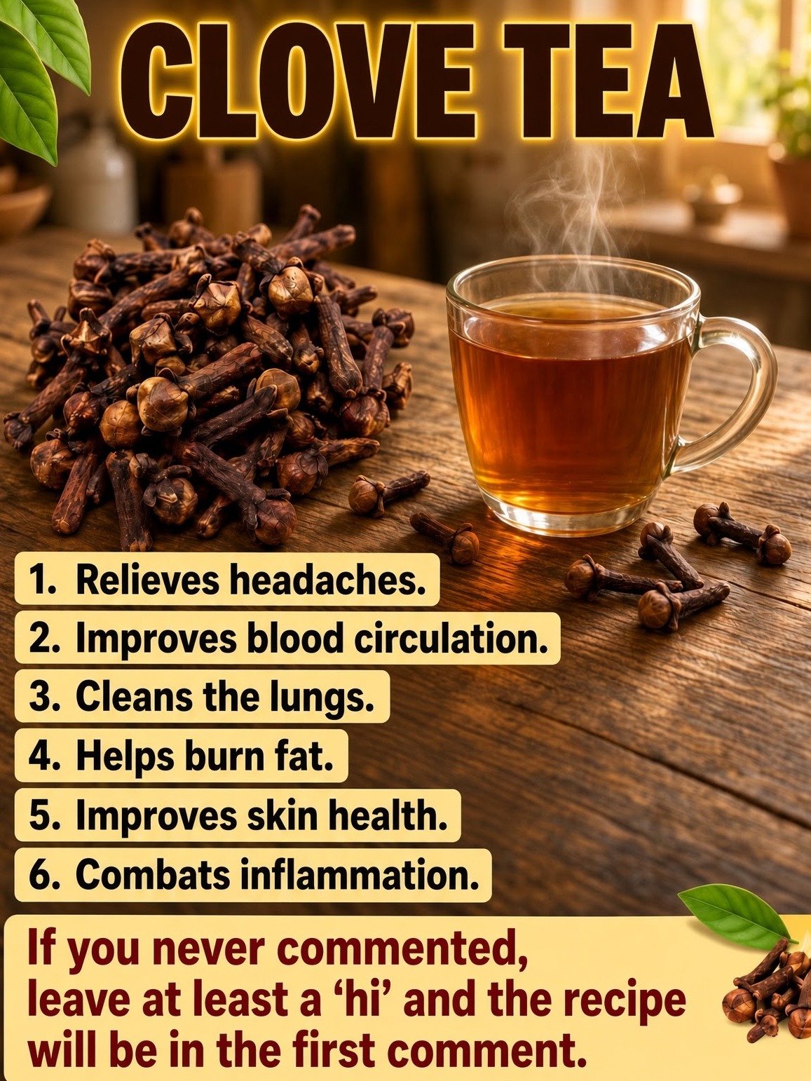 Transform Your Health (and Your Taste Buds!): 4 Simple Clove Tea Recipes Everyone Needs to Try Today