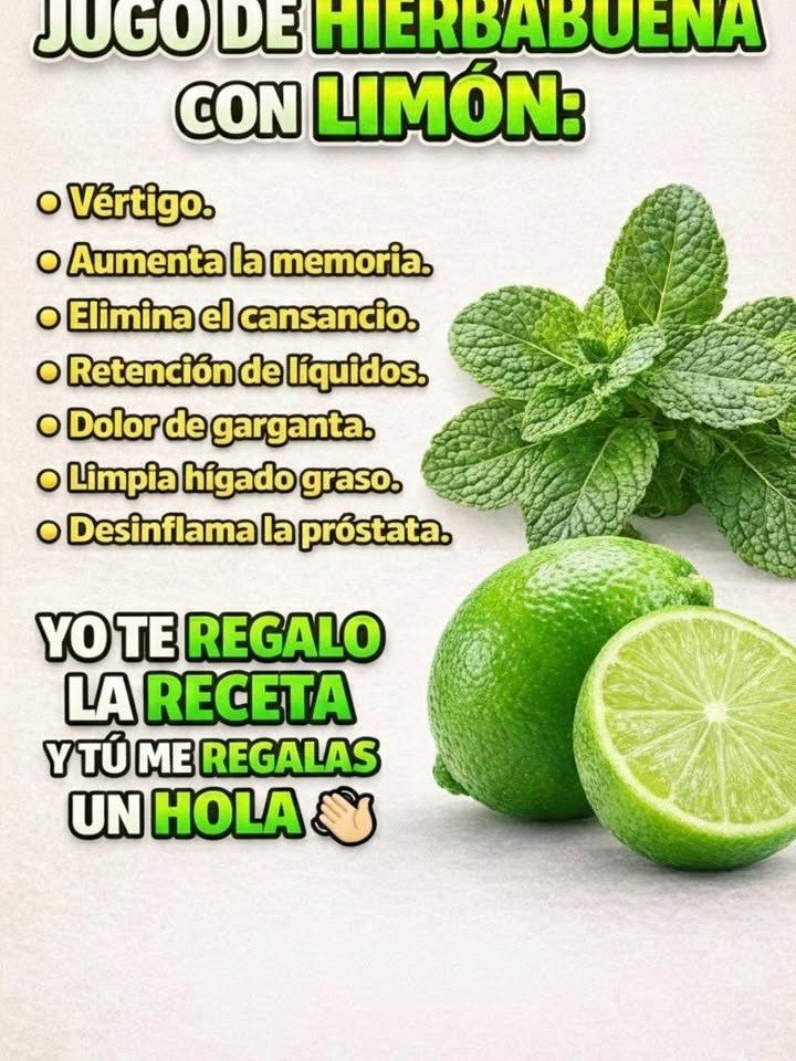 ¡El Elixir Olvidado que Transformará Tu Salud! Descubre Cómo Este Jugo de Hierbabuena y Limón Limpia Tu Hígado y Desinflama Tu Próstata Naturalmente