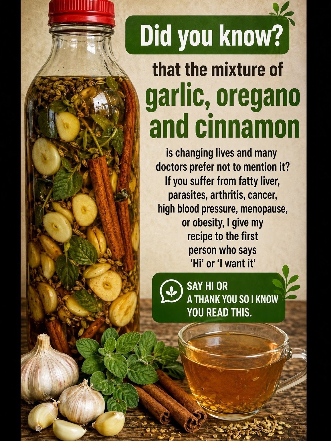 Don't Miss Out: The Ancient Garlic & Oregano Infusion That Could Transform Your Immunity, Digestion & Overall Health!