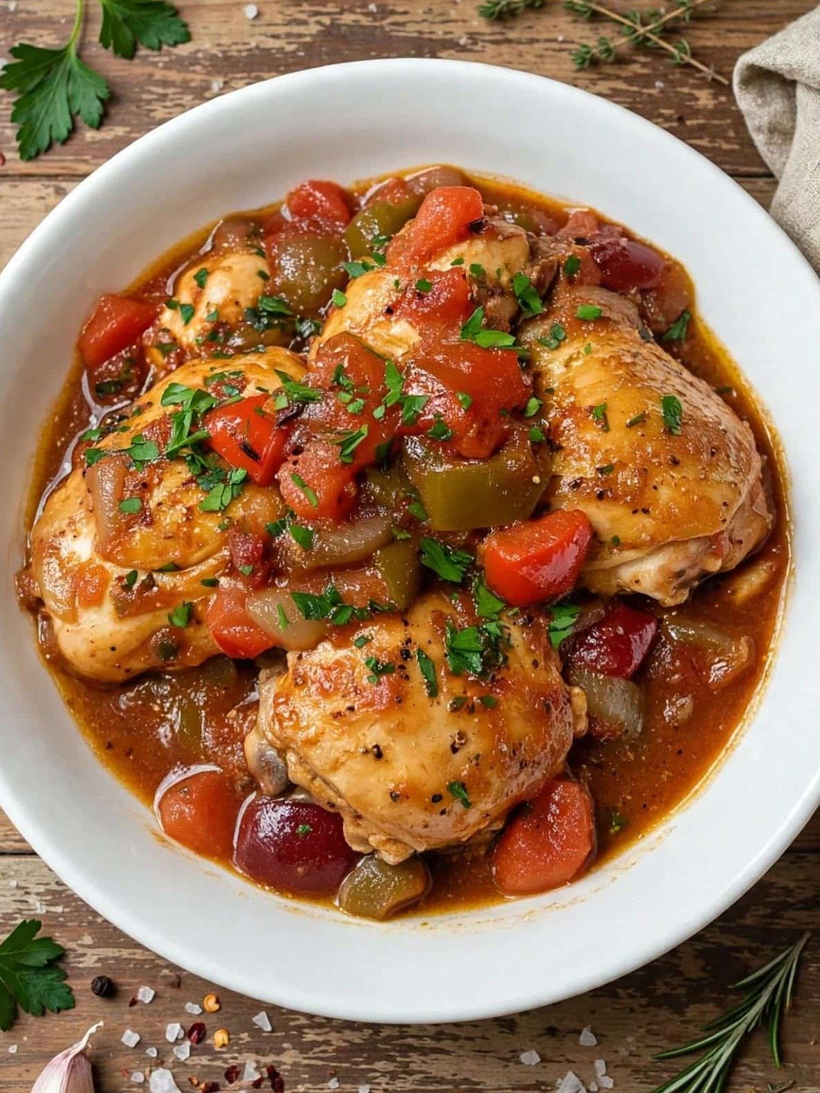 Unlock Unbelievable Flavor: The ONLY Slow Cooker Chicken Cacciatore Recipe You'll Ever Need