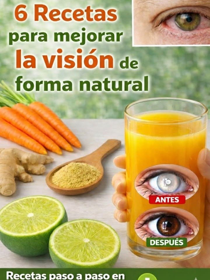 ¡No ignores tu vista! 6 Recetas Caseras REVOLUCIONARIAS que ELIMINAN el cansancio y la visión borrosa (¡Verás claro en días!)