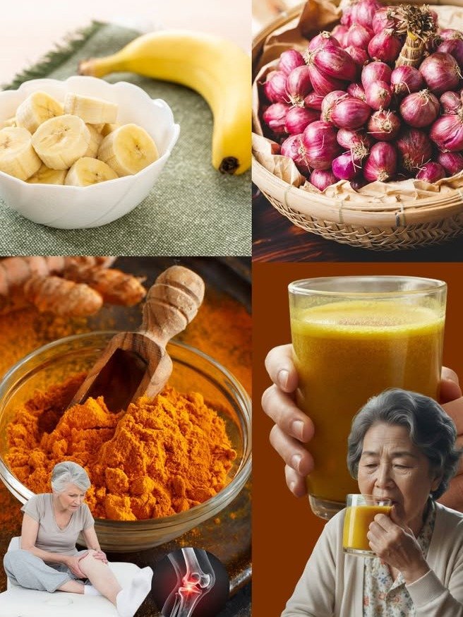 ¡ATENCIÓN! Si Sufres de Dolor Articular, Tu Cocina Guarda el Remedio NATURAL Más Poderoso (Plátano, Cebolla y Cúrcuma)