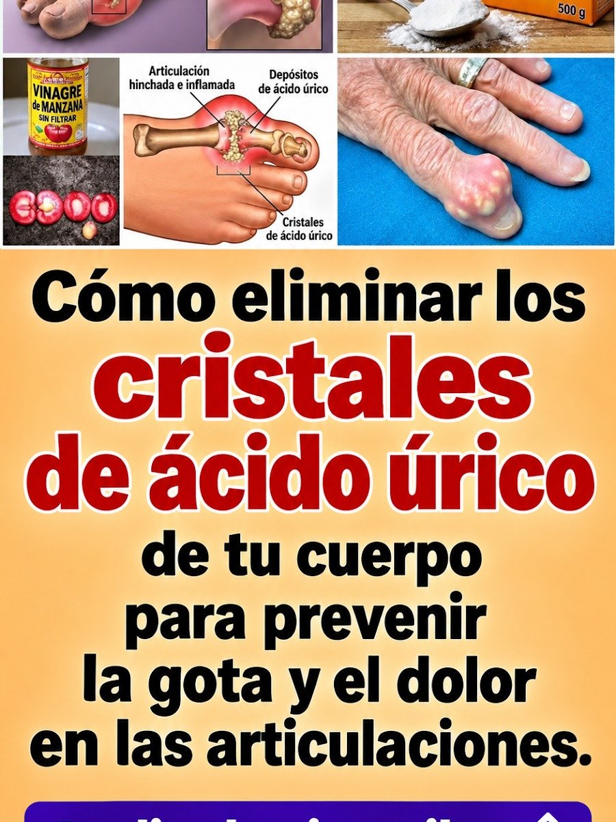 ¡No ignores esto! 🦶 El secreto detrás del dolor insoportable en tus articulaciones: ¿Qué son los cristales de ácido úrico y cómo protegerte AHORA?