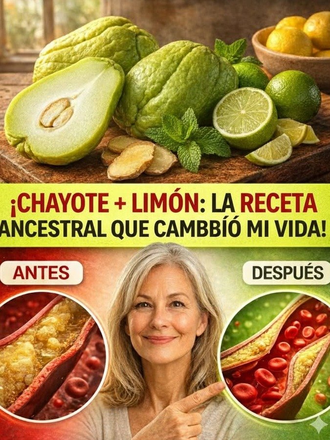 ¡URGENTE! ¿Dolor articular, mala circulación o presión alta? Descubre el elixir SECRETO de chayote, ajo y limón que cambiará tu vida.