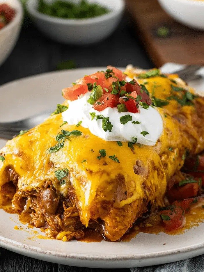 Warning: Once You Try These Crock Pot Smothered Burritos, You'll Never Cook Them Any Other Way!