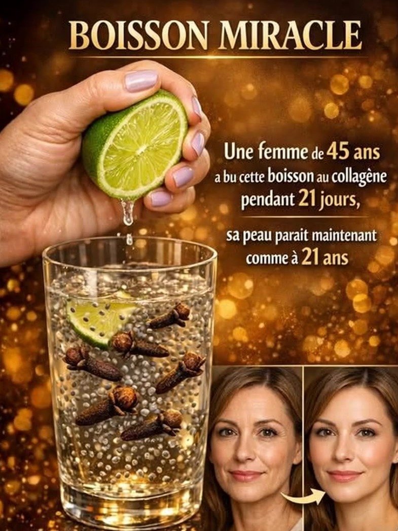 ¡Desafía la Edad! Esta Bebida de Clavos, Limón y Quimbombó Rejuvenece Tu Piel, Borra Arrugas y Manchas en Tiempo Récord
