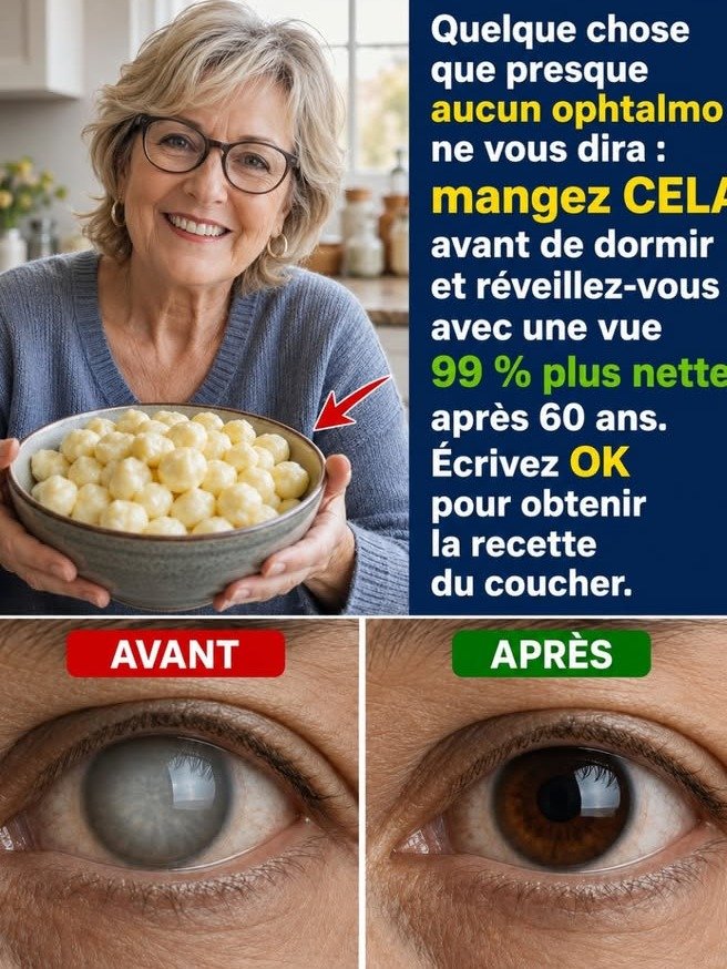 ¿Más de 60? ¡Tu Visión Depende de Esto! Los 10 Alimentos Clave que Debes Comer Antes de Dormir