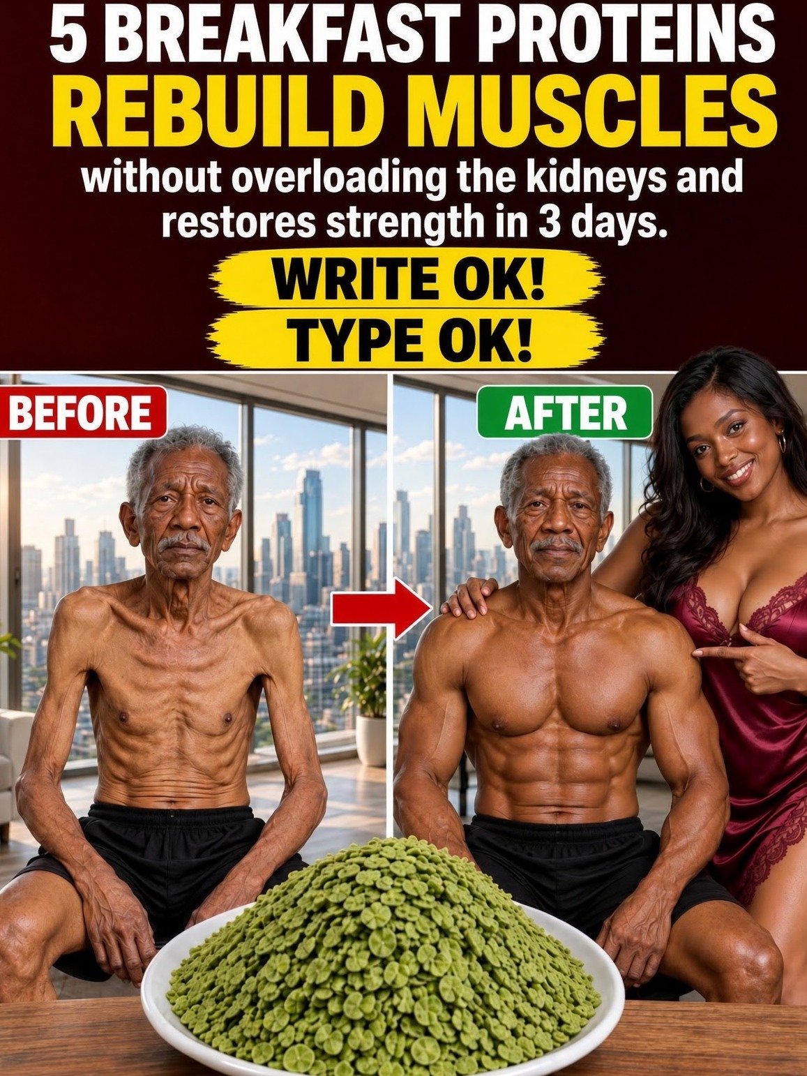 The Secret to Ageless Strength: 5 Breakfast Proteins You MUST Eat to Protect Your Muscles Naturally!
