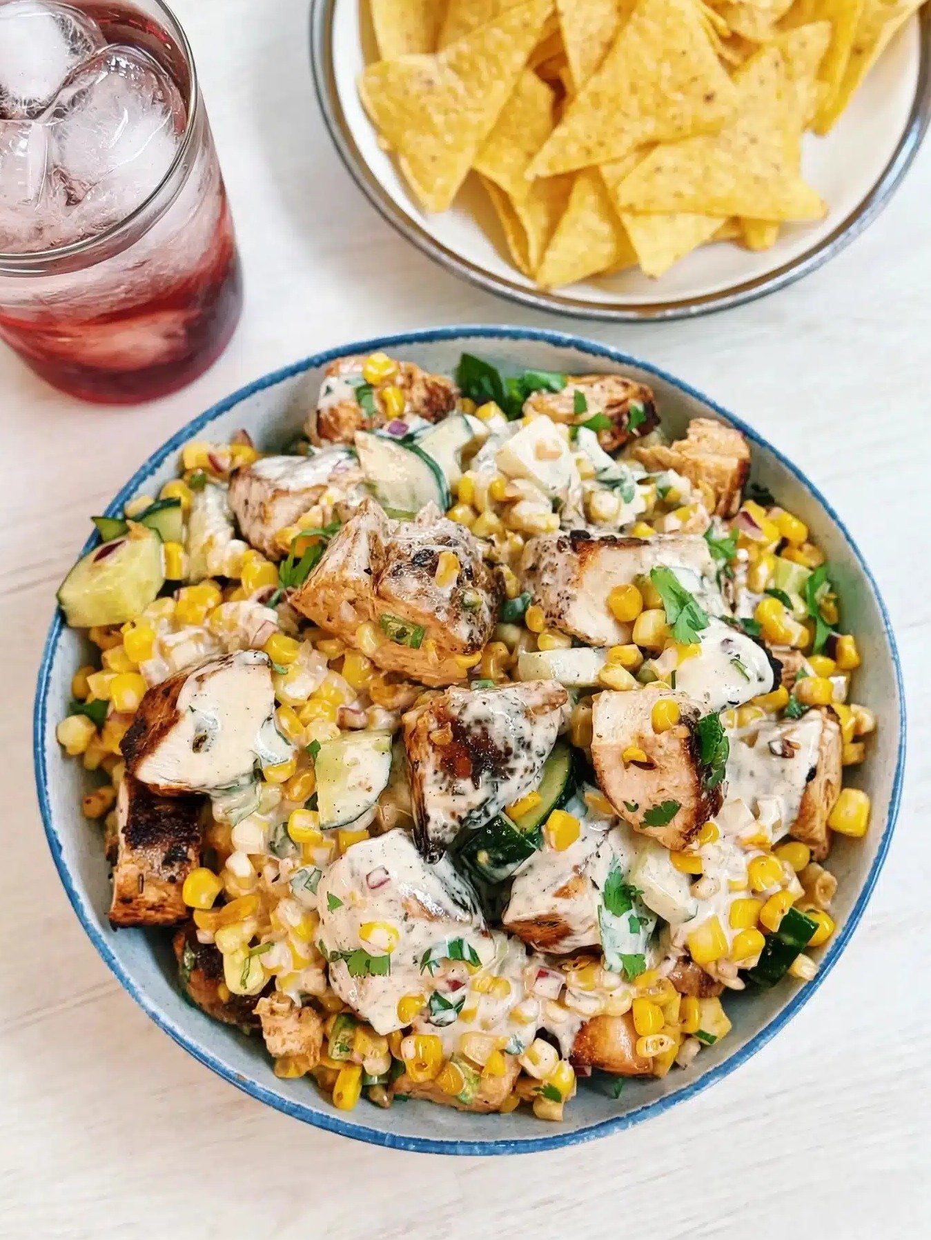 Forget Boring Meals! This High-Protein Chicken Street Corn Salad Is Your New OBSESSION