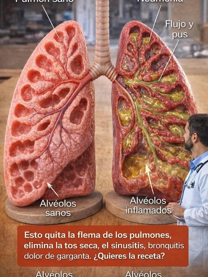 ¡Adiós Flema Persistente! El Secreto Natural que Limpiará Tus Pulmones en Días (¡Funciona de Verdad!)