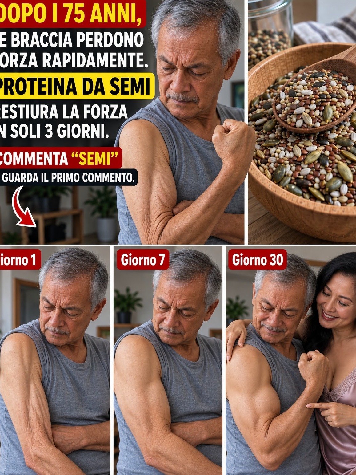 Seniors Over 75: The Overlooked Protein Secret to Reclaim Your Arm Strength and Independence!