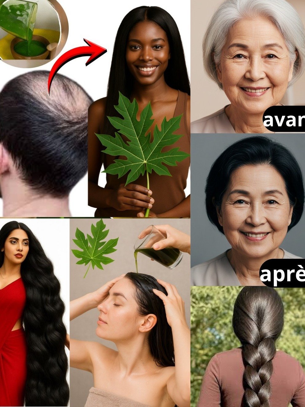 El SECRETO Viral para un Cabello Lujoso: ¡Tu Crecimiento Explota con Hojas de Papaya y Espinacas en Semanas!