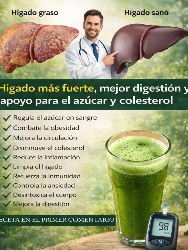 ¡ALERTA! Este Remedio Natural Es El ÚNICO Que Necesitas Para Decirle Adiós A Azúcar Alta, Artritis, Colesterol Y Hígado Graso Para Siempre