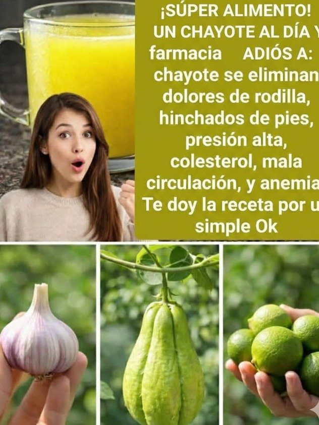 ¡No Vas a Creer el Secreto del Chayote con Limón! Transforma tu Energía y Salud en Días (¡Elixir Viral!)