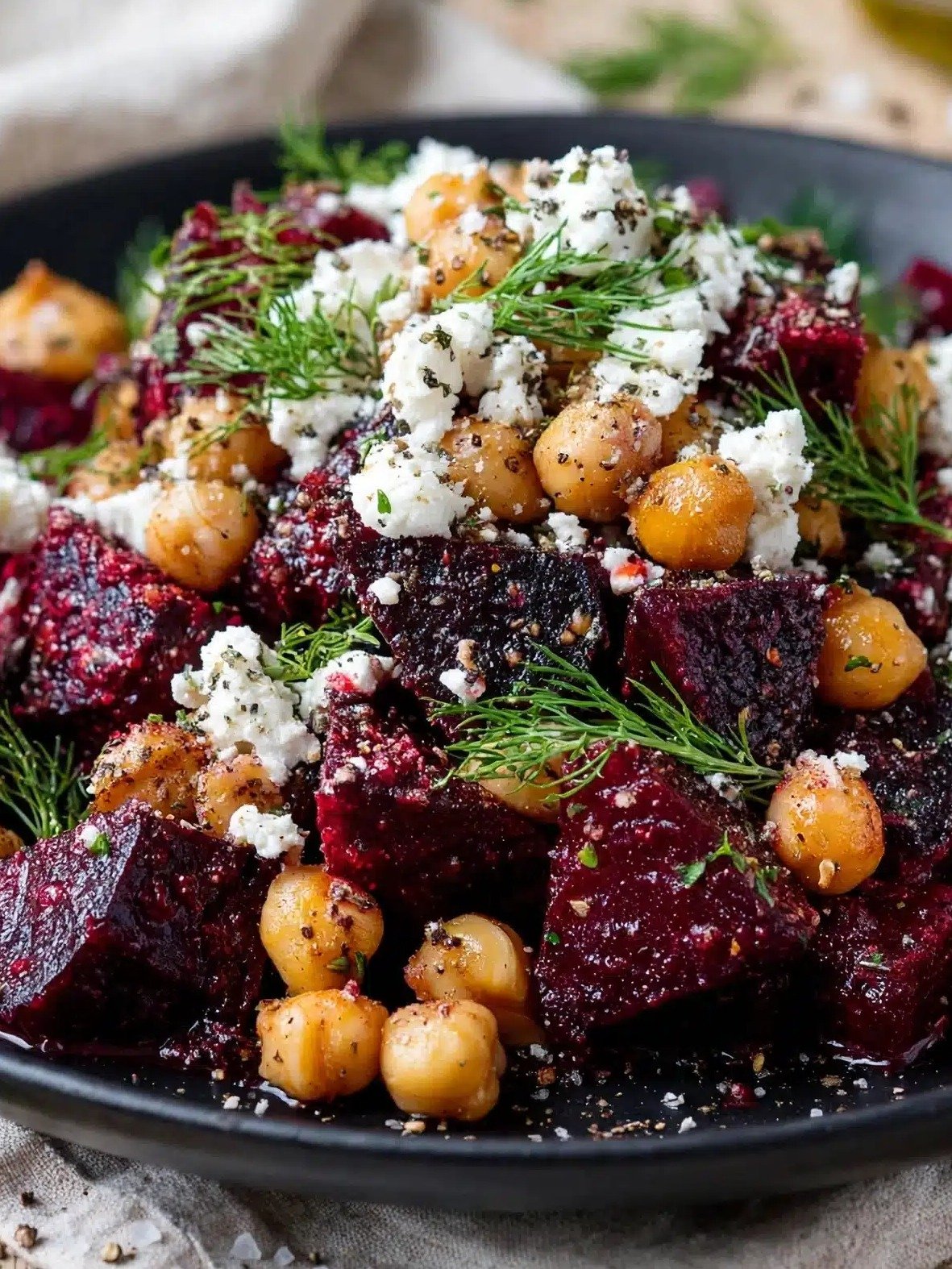The Viral 5-Minute Salad Secret: Why This Chickpea Beet Feta Combo Is Your New Healthy Obsession!