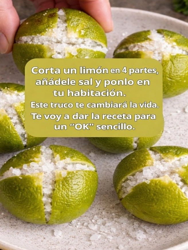 ¡El Secreto Viral del Limón con Sal en Tu Cuarto! ¿Por Qué TODOS lo Están Poniendo en Casa?