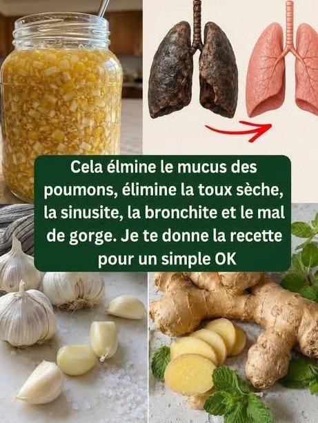 ¡ATENCIÓN! La Receta Secreta de Jengibre, Ajo, Cebolla y Limón que Desintoxicará Tus Pulmones y Cuerpo Como NUNCA Antes