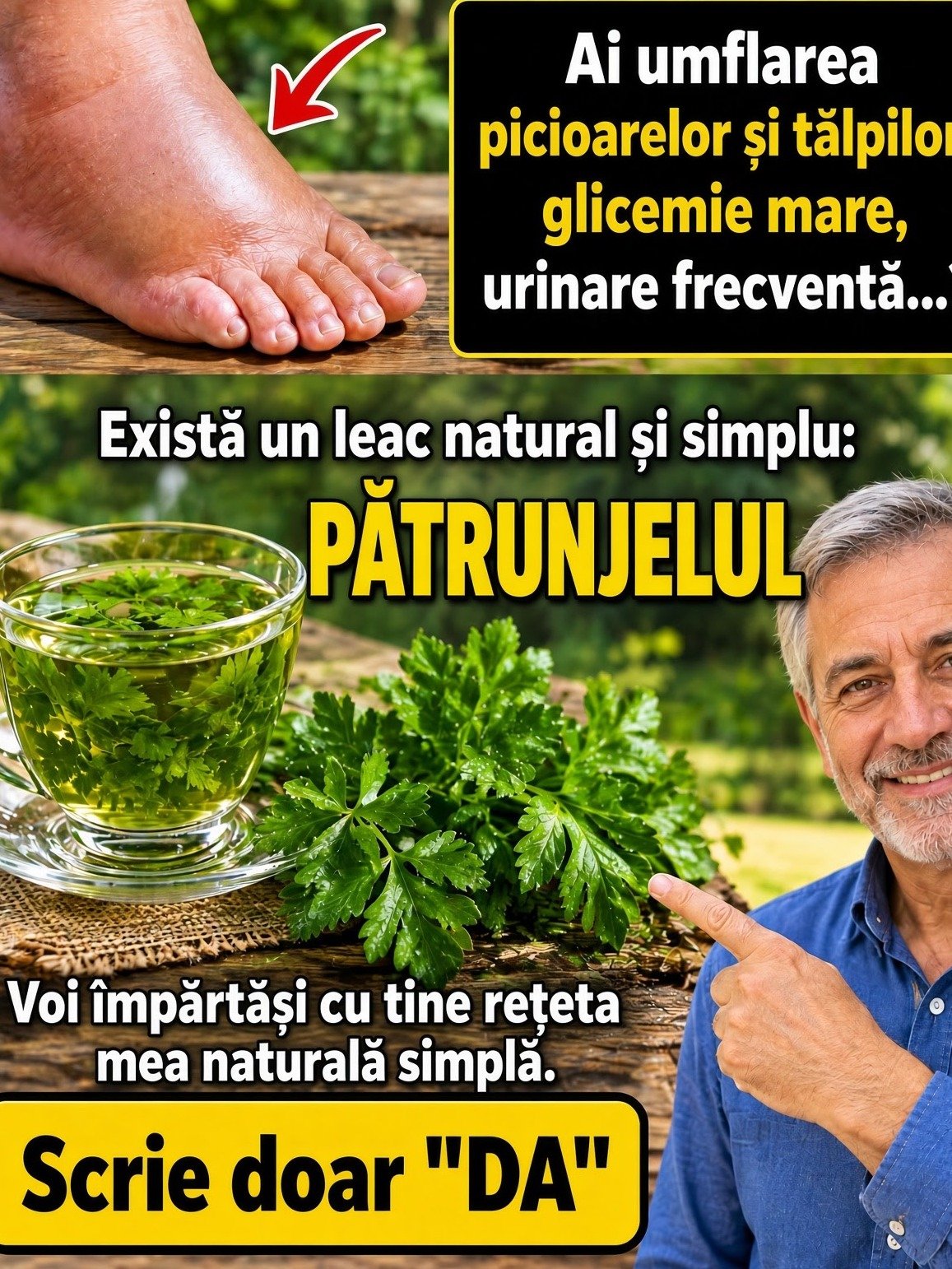 Tired of Heavy, Swollen Legs? This 5-Minute Parsley Tea Secret Could Change Everything!