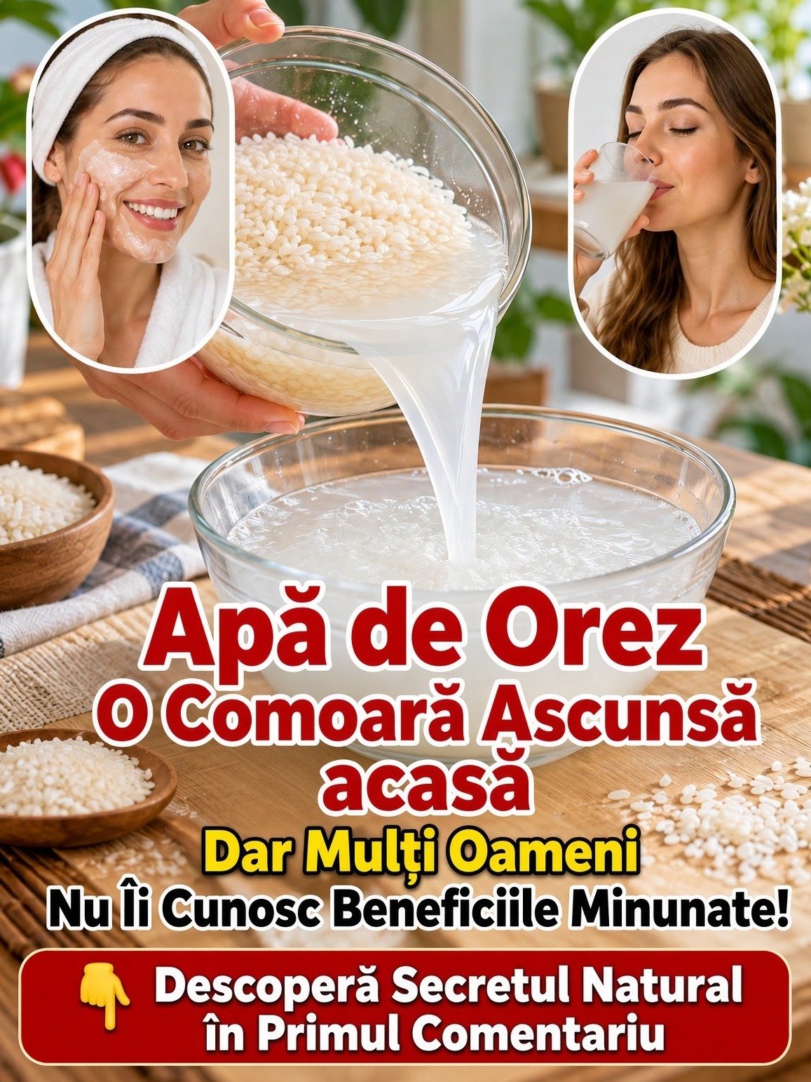 The 'Liquid Gold' You're Wasting: 5 Simple Rice Water Secrets for Glowing Skin & Hair!